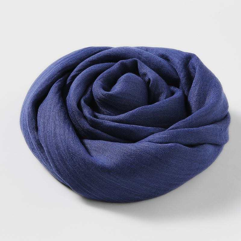 Indigo viscose hijab