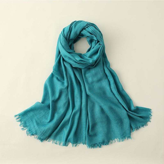 Turquoise Viscose Hijab