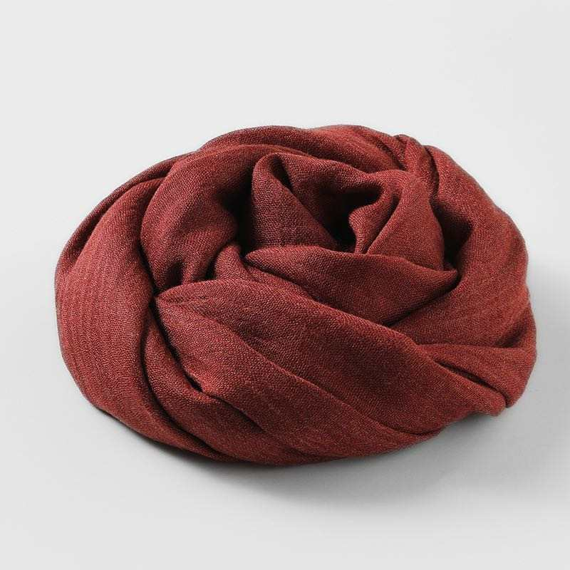 Brick Red Viscose hijab