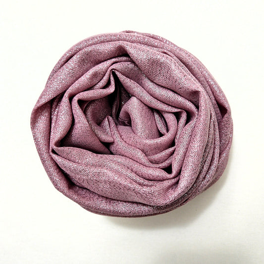 Pink Shimmer Hijab